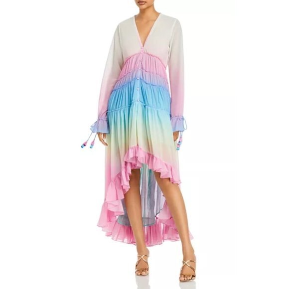 NWT Rococo Sand Ombré Pastel Maxi Dress - Picture 3 of 15